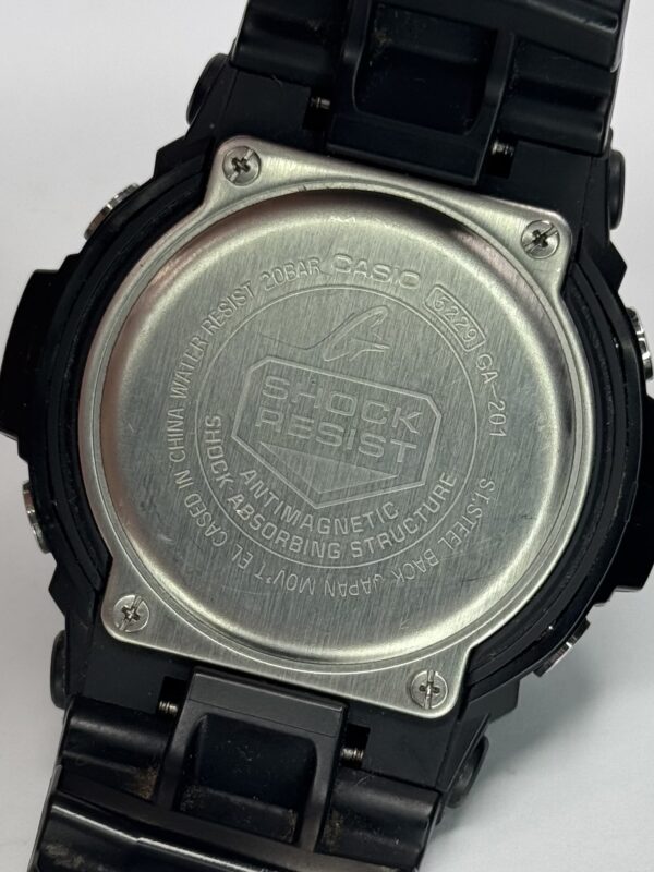 Casio G-Shock GA-201-1A Full Black Classic - Image 5