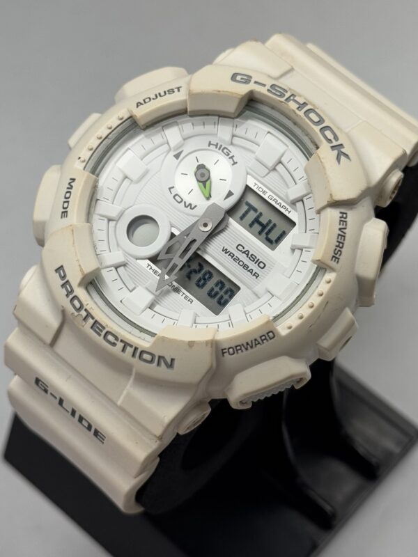 Casio G-Shock GAX-100 White Tide-Moon Graph - Image 3