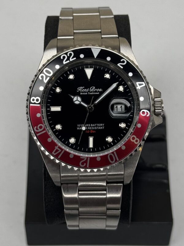 Kent Bros British Traditional KG-009H Original Steel Watch - Brand New - Image 3