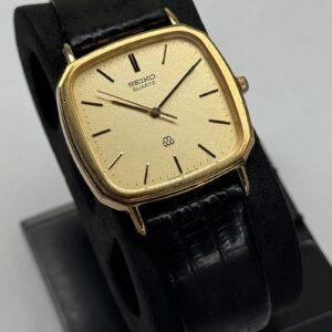 [Mint] Rare Snowflake Seiko Twin Quartz 9441-5050 – Gold-Plated Men's Watch