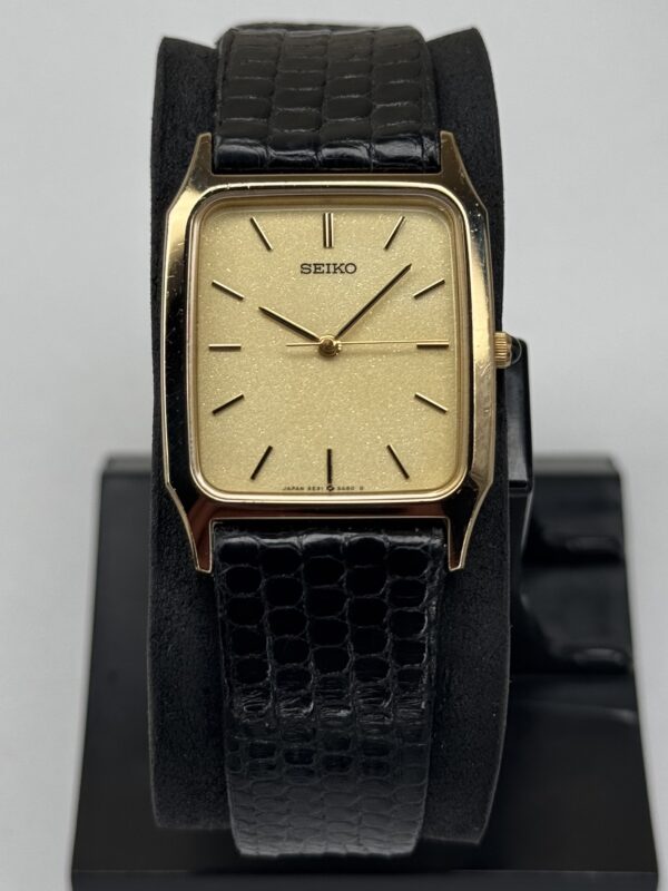 [Mint] Rare Seiko Dolce 5E31-5A50 – Gold-Plated Men's Watch - Image 3