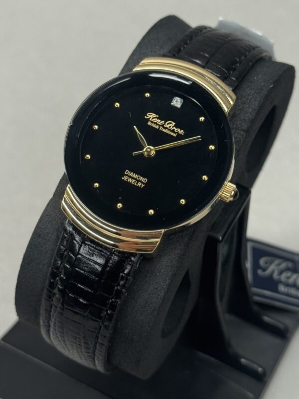 Kent Bros Diamond Jewelry Quartz Watch KG-701 – Elegant Timepiece with Diamond-Inspired Accents