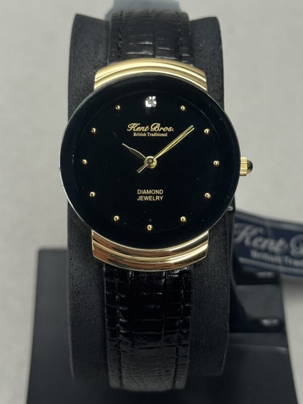 Kent Bros Diamond Jewelry Quartz Watch KG-701 – Elegant Timepiece with Diamond-Inspired Accents - Image 3