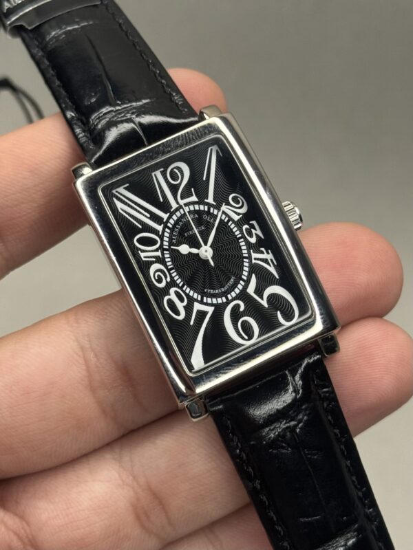 Alessandra Olla Firenze AO-4500 – Elegant Black Rectangular Japanese Quartz Watch - Image 2