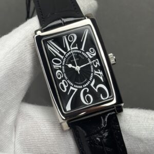 Alessandra Olla Firenze AO-4500 – Elegant Black Rectangular Japanese Quartz Watch