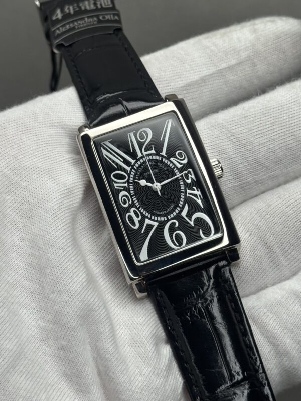 Alessandra Olla Firenze AO-4500 – Elegant Black Rectangular Japanese Quartz Watch - Image 4