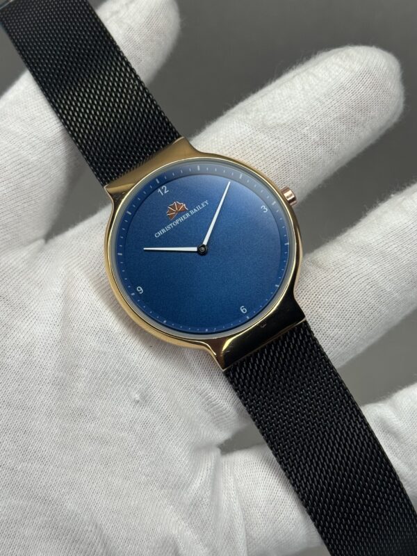 Christopher Bailey 42mm Deep Blue Dial Men’s Watch – Japanese Quartz Precision - Image 3