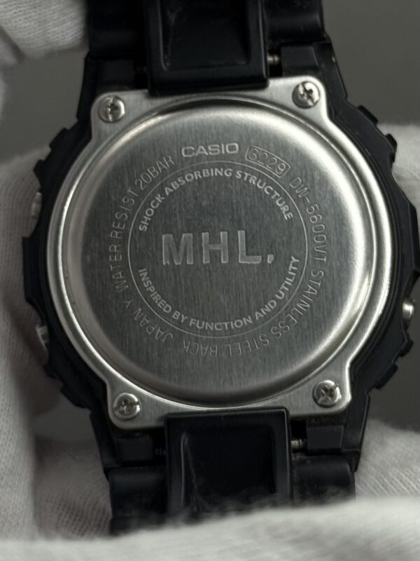 Casio G-Shock DW-5600 x Margaret Howell – Minimalist British Design Meets Classic G-Shock Durability Black - Image 6