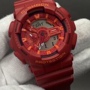 Casio G-Shock GA-110AC-4A – Bold Red Analog-Digital Beast
