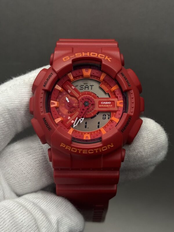 Casio G-Shock GA-110AC-4A – Bold Red Analog-Digital Beast - Image 3