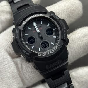 Casio G-Shock AWG-M100SBC – Tough Solar, Multiband 6, Shock Resistant | Analog-Digital Men’s Watch