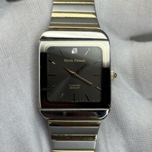 Mario Palazzi 27mm – Black Dial with Silver Chain Bracelet Classic Watch