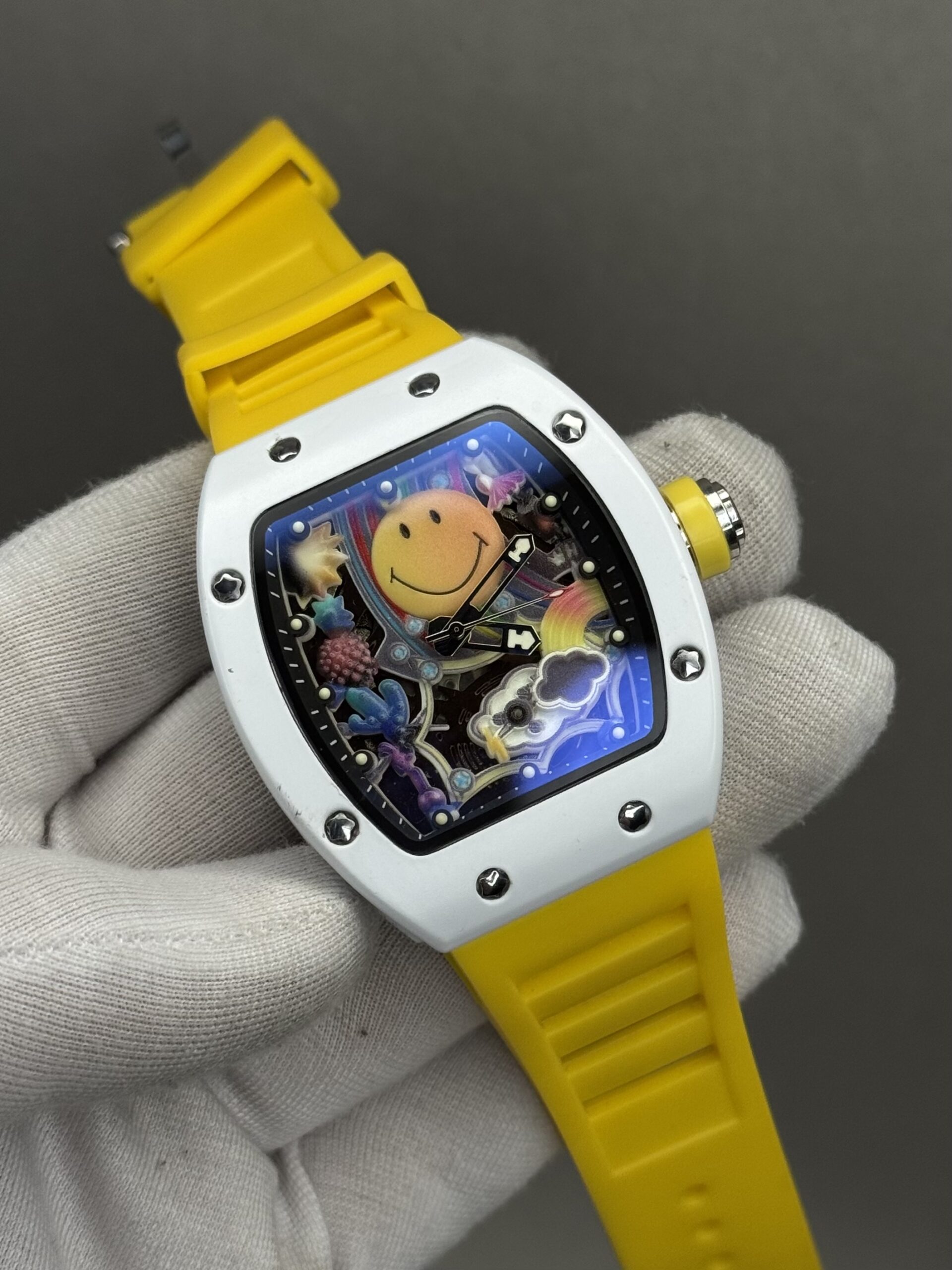 RM 88 “Smiley” Style Watch – Automatic Tourbillon Design | Limited Edition Inspired - Image 2