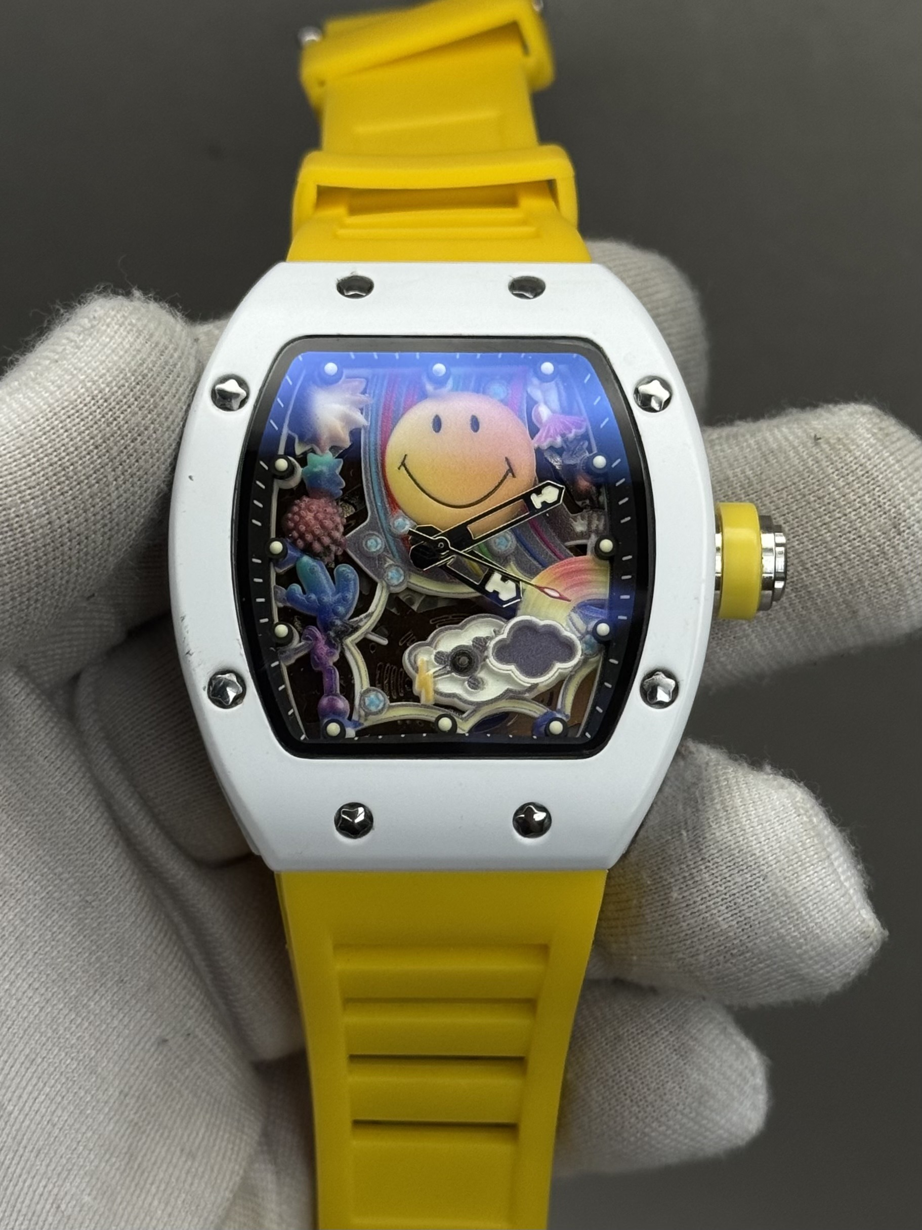 RM 88 “Smiley” Style Watch – Automatic Tourbillon Design | Limited Edition Inspired