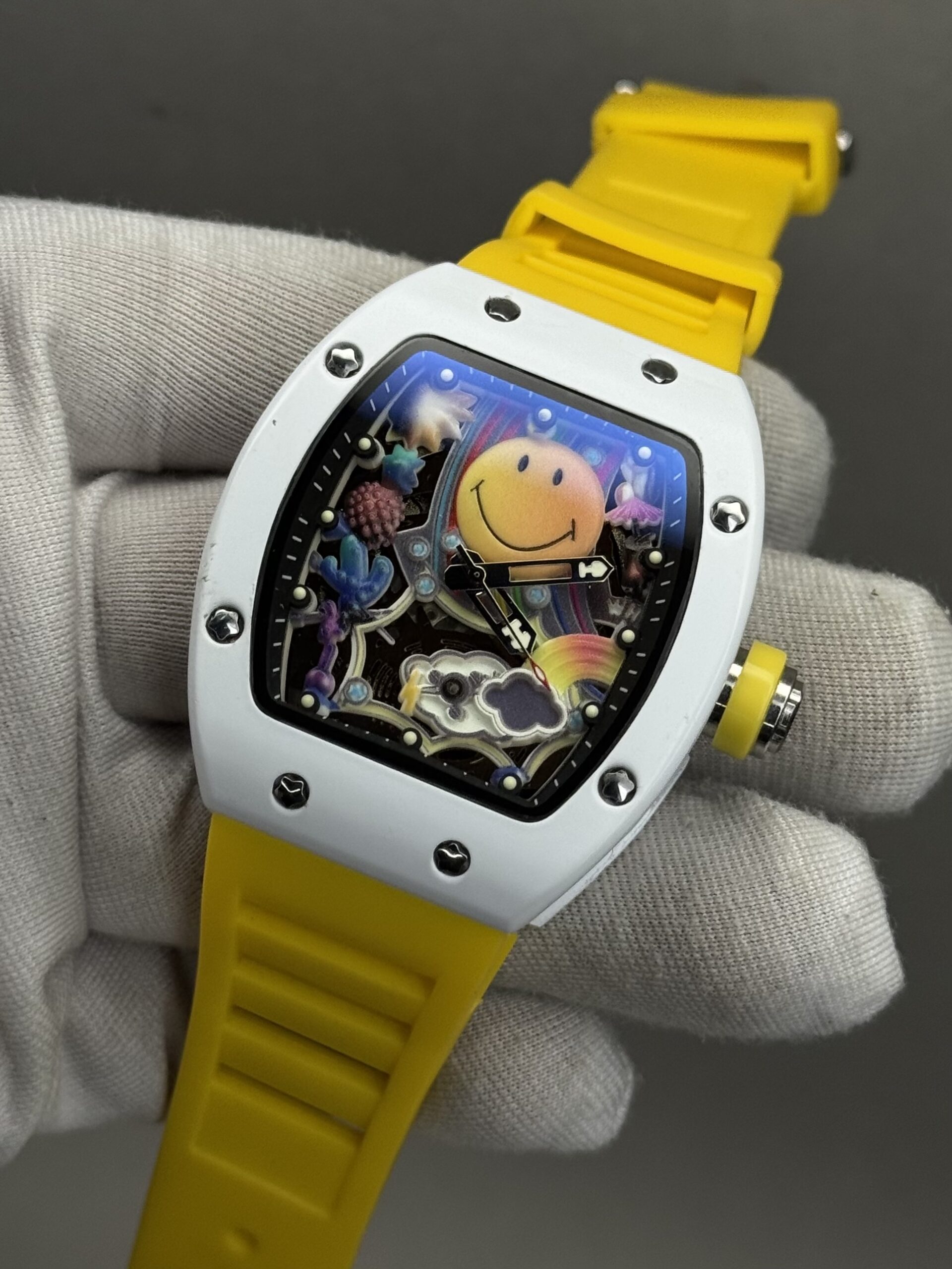 RM 88 “Smiley” Style Watch – Automatic Tourbillon Design | Limited Edition Inspired - Image 3