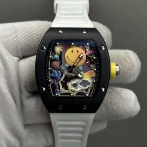 RM 88 “Smiley” Style BLACK Watch – Automatic Tourbillon Design | Limited Edition Inspired