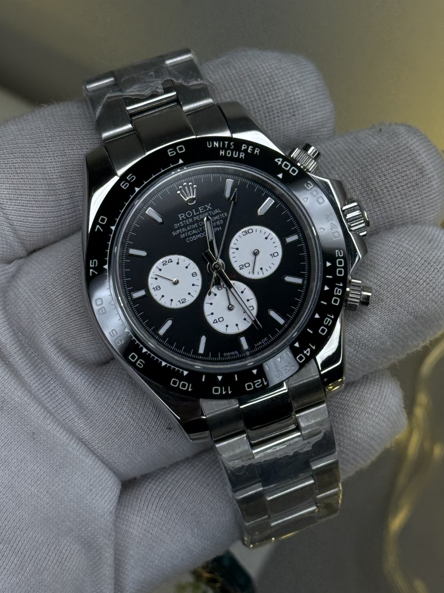 Cosmograph Daytona Style Watch β Le Mans Edition Design | Black Bezel | Premium Chronograph (Ref: 126529 Inspired) - Image 2