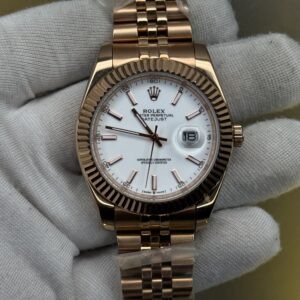 Datejust Style Watch – Dual Tone Silver & Gold | Classic Fluted Design (Ref: 126231 Inspired)