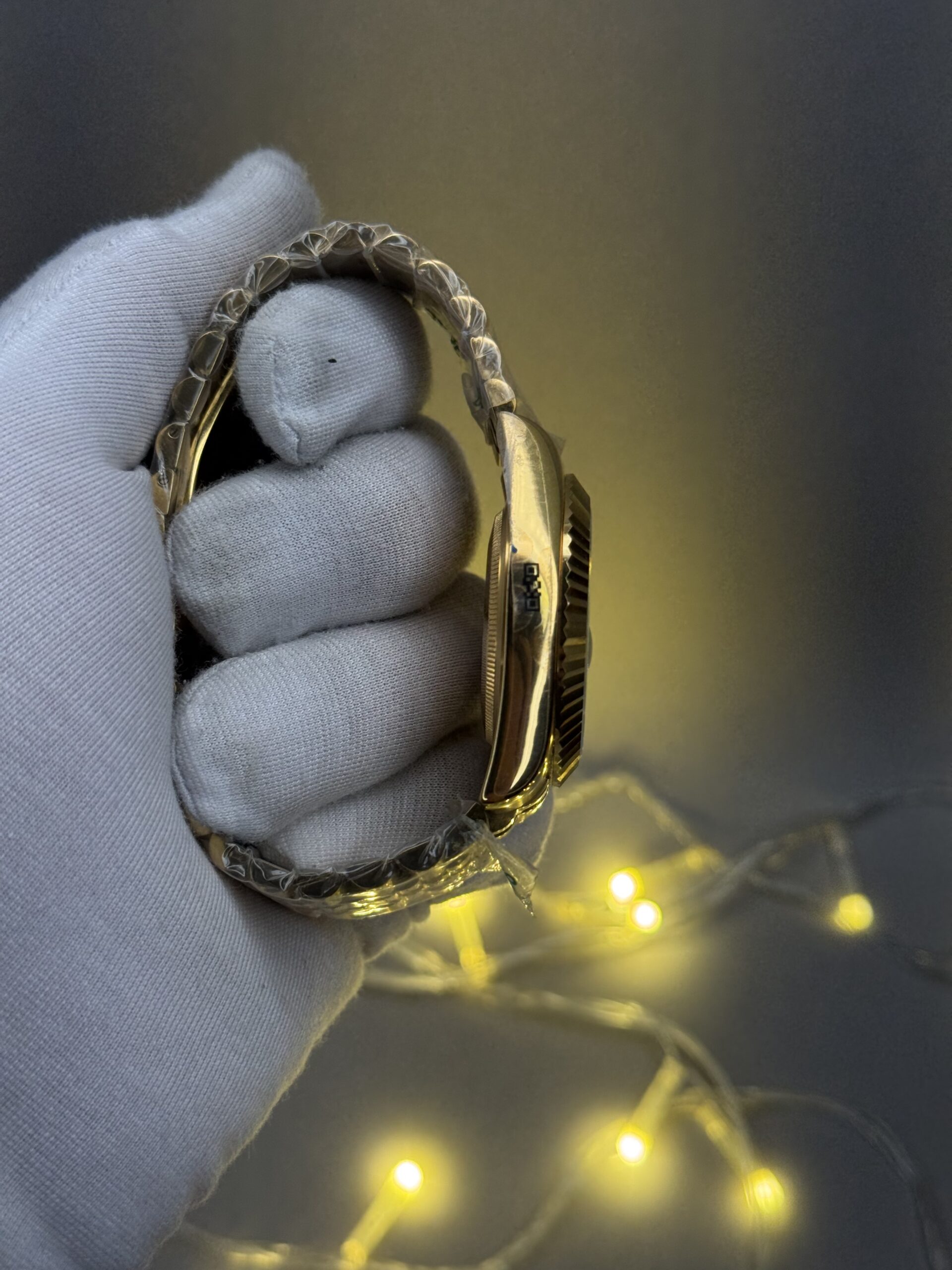 Datejust Style Watch β Olive Green Dial | Fluted Bezel | Premium Classic Design - Image 6