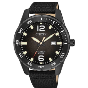 Citizen BL1045-05E – Black Dial Quartz Watch with Leather Strap Elegant Classic